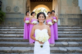 Bridal Party Santa Barbara Courthouse Karen D Photography