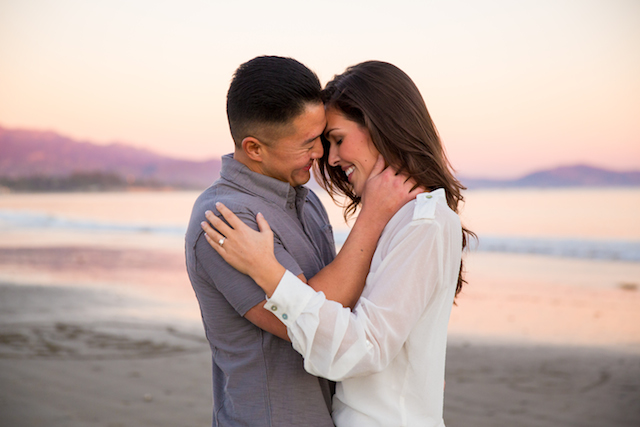 Santa Barbara Beach Engagement Karen D Photography