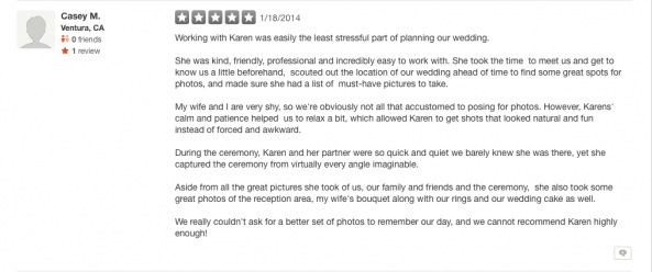 Wedding Photographer Review Karen D Photography