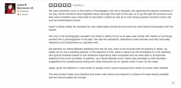 Karen D Photography Review Yelp
