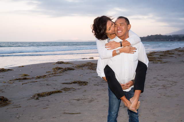 Santa Barbara Beach Engagement Photographer Karen D Photography