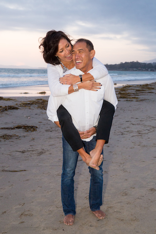 Santa Barbara Beach Engagement Photographers Karen D Photography