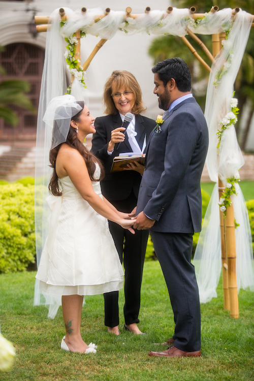 Santa Barbara Sunken Garden Courthouse Wedding, Karen D Photography-16