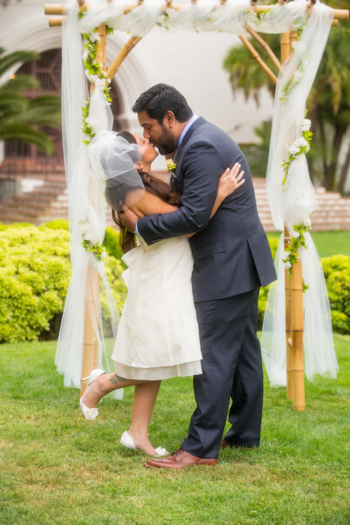 Santa Barbara Sunken Garden Courthouse Wedding, Karen D Photography-18