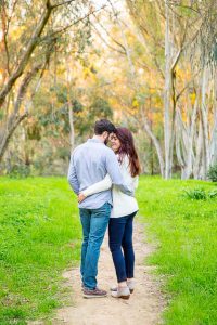 Santa Barbara engagement photos in nature