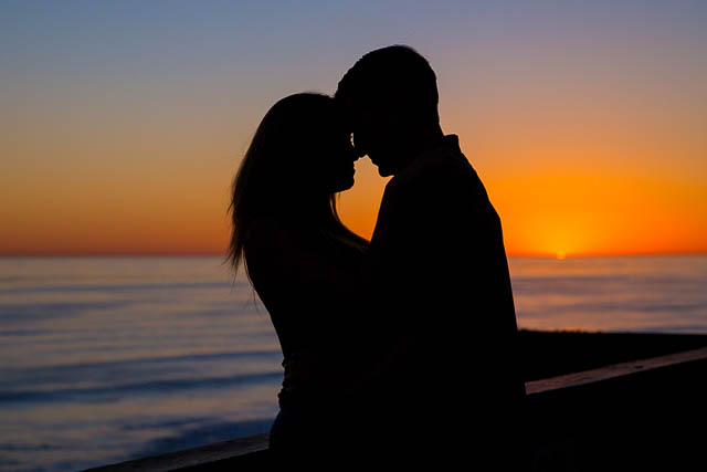 UCSB engagement photos on Del Playa