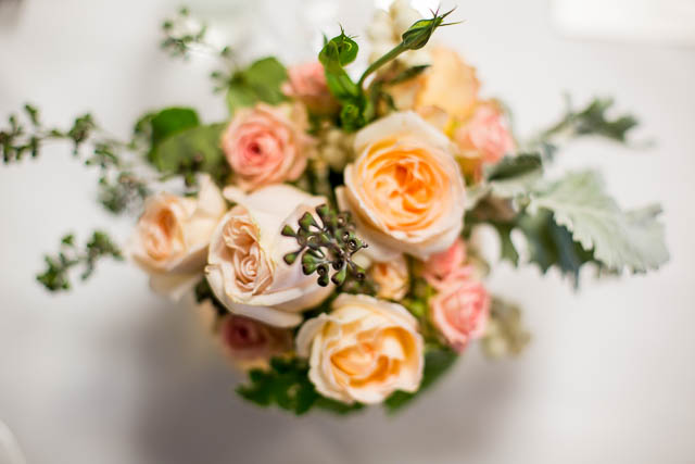 Wedding flower arrangements by Wine Cask.