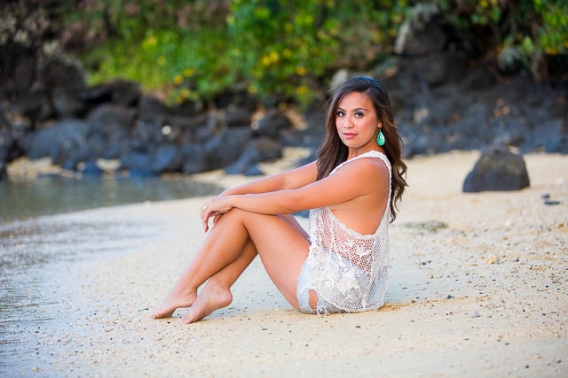 Boudoir photos taken at Honolulu.