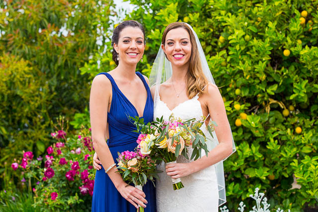 Bride and bridesmaids photos at Gerry Ranch in Camarillo, California.