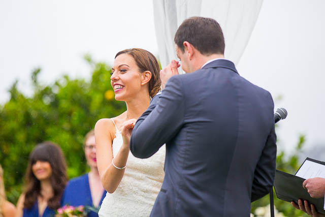 Wedding ceremony at Gerry Ranch, Camarillo, CA.