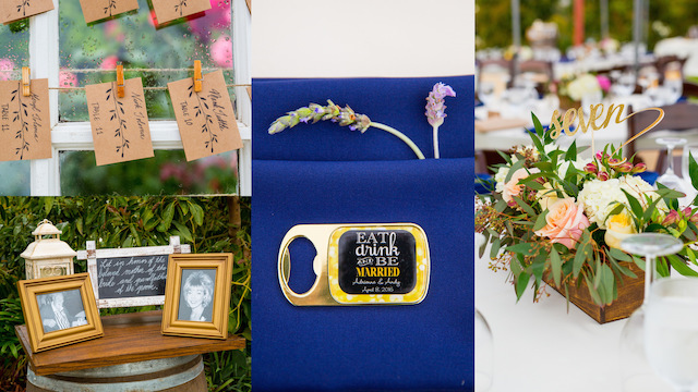 Wedding details at Gerry Ranch wedding.