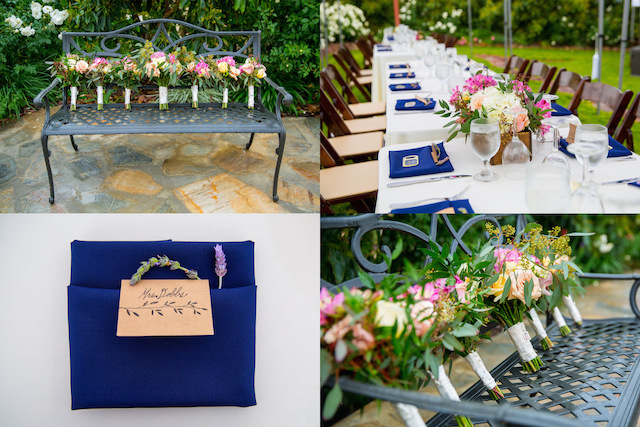Wedding details at Gerry Ranch wedding.