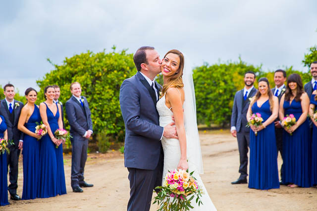 Bridal party photos at Gerry Ranch in Camarillo, California.