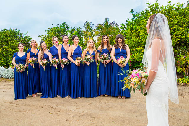 Bride and bridesmaids photos at Gerry Ranch in Camarillo, California.