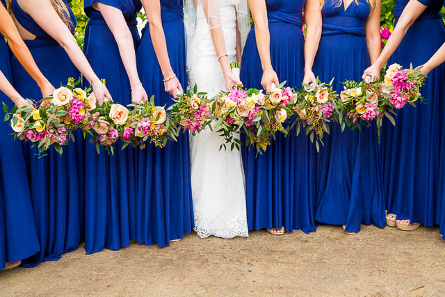 Bride and bridesmaids photos at Gerry Ranch in Camarillo, California.