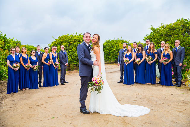 Bridal party photos at Gerry Ranch in Camarillo, California.