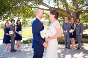Wedding party photos at Glen Annie Golf Club.