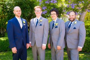 Groom and Groomsmen photos in Santa Barbara, CA, wedding.