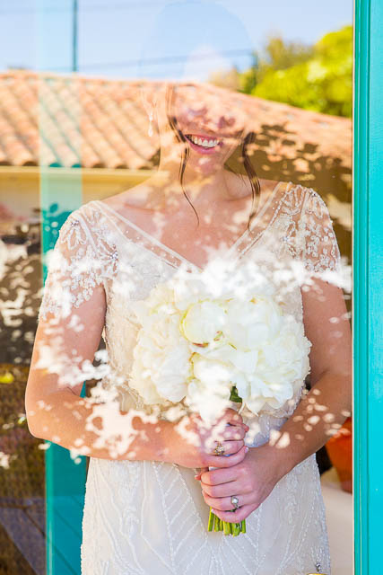 Creative bride photo by Karen D Photography.
