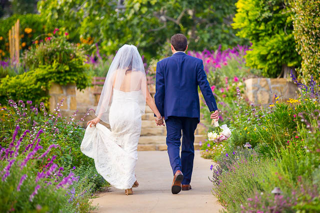 Romantic photos of newlyweds at San Ysidro Ranch wedding.