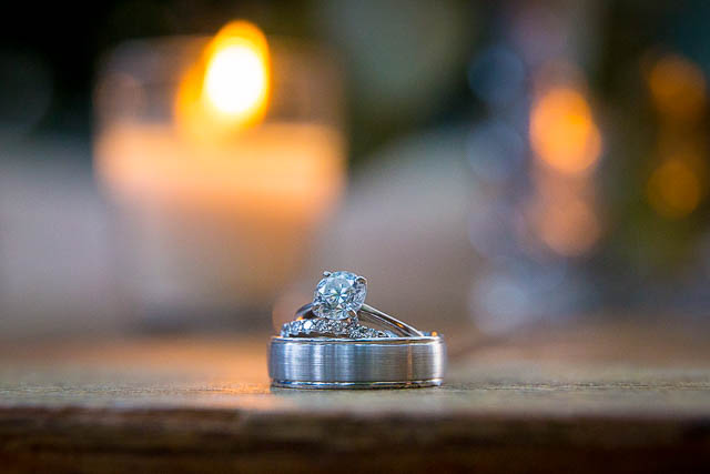 Ring shot at San Ysidro Ranch wedding.