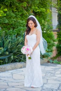Intimate wedding ceremony at the Santa Barbara Courthouse.