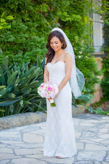 Intimate wedding ceremony at the Santa Barbara Courthouse.