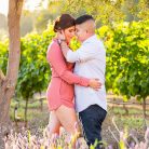 Engagement photos in Montecito, California.