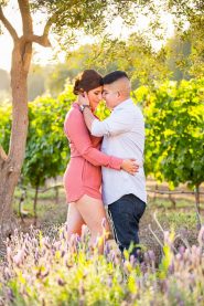 Engagement photos in Montecito, California.