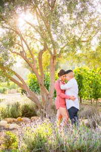 Vineyard engagement photos in Santa Barbara, CA.