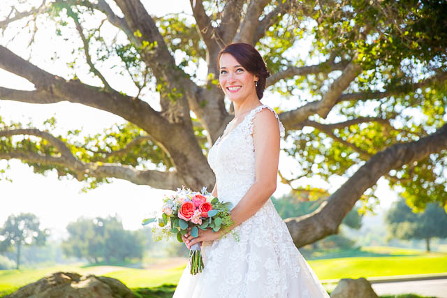Bride and groom portraits at Glen Annie Golf Club, Goleta, CA.