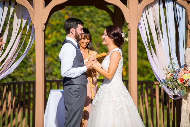 Wedding ceremony at Glen Annie Golf Club in Goleta, CA.