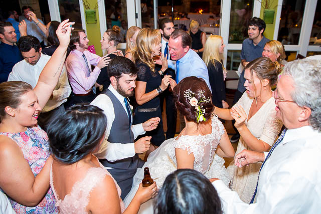 Reception at Glen Annie Golf Club, with music by JAS Productions.