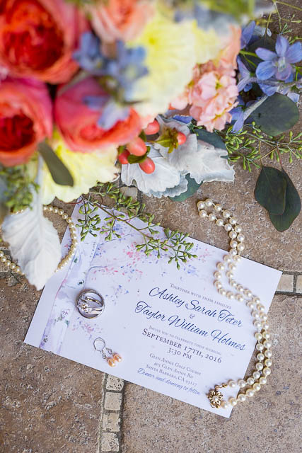 DIY wedding details, created by the bride.
