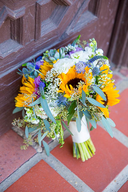 The wedding bouquets by The Twisted Twig.