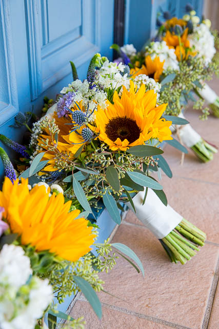 The wedding bouquets by The Twisted Twig.