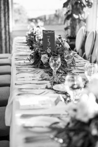 Belmond El Encanto wedding reception.