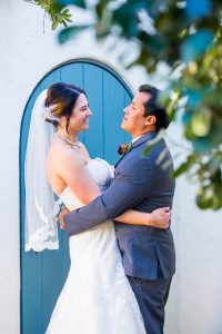 Bride and groom at Belmond El Encanto wedding.