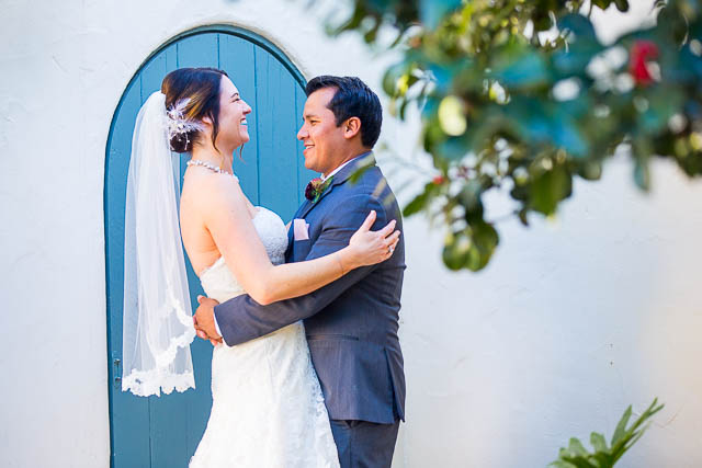 Bride and groom at Belmond El Encanto wedding.