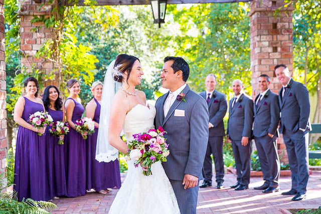 Wedding party at Belmond El Encanto wedding.