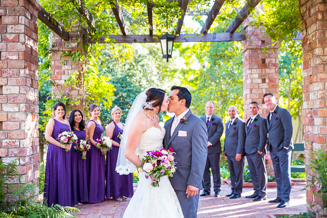 Wedding party at Belmond El Encanto wedding.