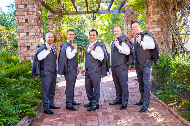 Wedding party at Belmond El Encanto wedding.