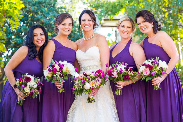 Wedding party at Belmond El Encanto wedding.