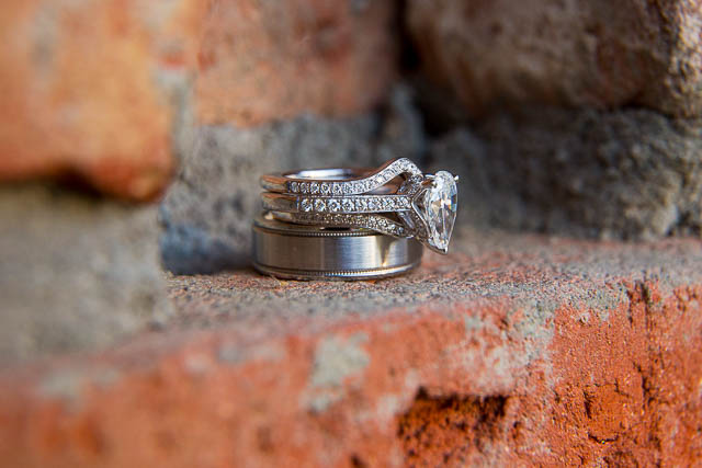 Wedding rings at Belmond El Encanto.