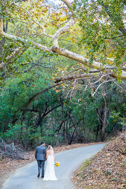Bride and groom photos at Circle Bar B Goleta wedding.