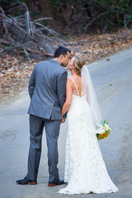 Bride and groom photos at Circle Bar B Goleta wedding.