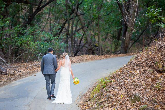 Bride and groom photos at Circle Bar B Goleta wedding.