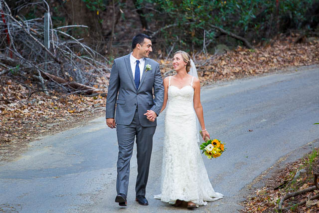 Bride and groom photos at Circle Bar B Goleta wedding.