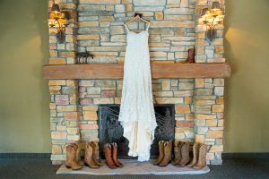 Wedding details at Circle Bar B Guest Ranch wedding.