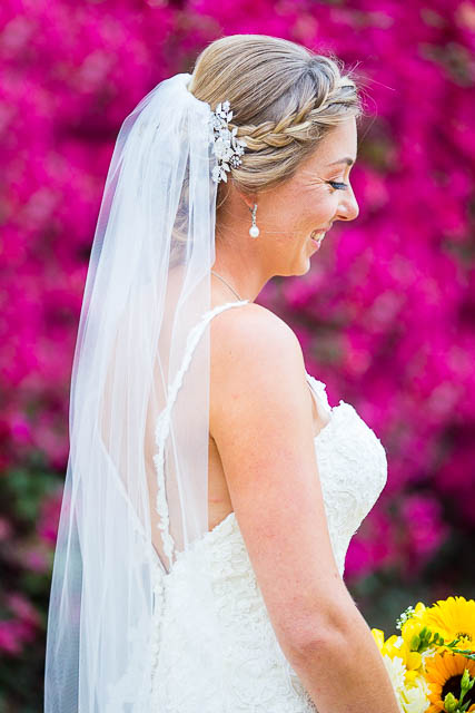 Newlyweds photos at Circle Bar B Ranch wedding in Goleta, California.